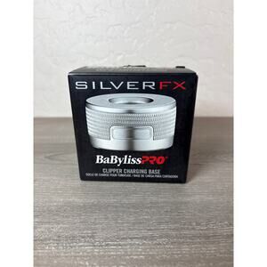 BabylissPRO Silver‎ FX Cipper Charging Base FX870- Silver- New in Box